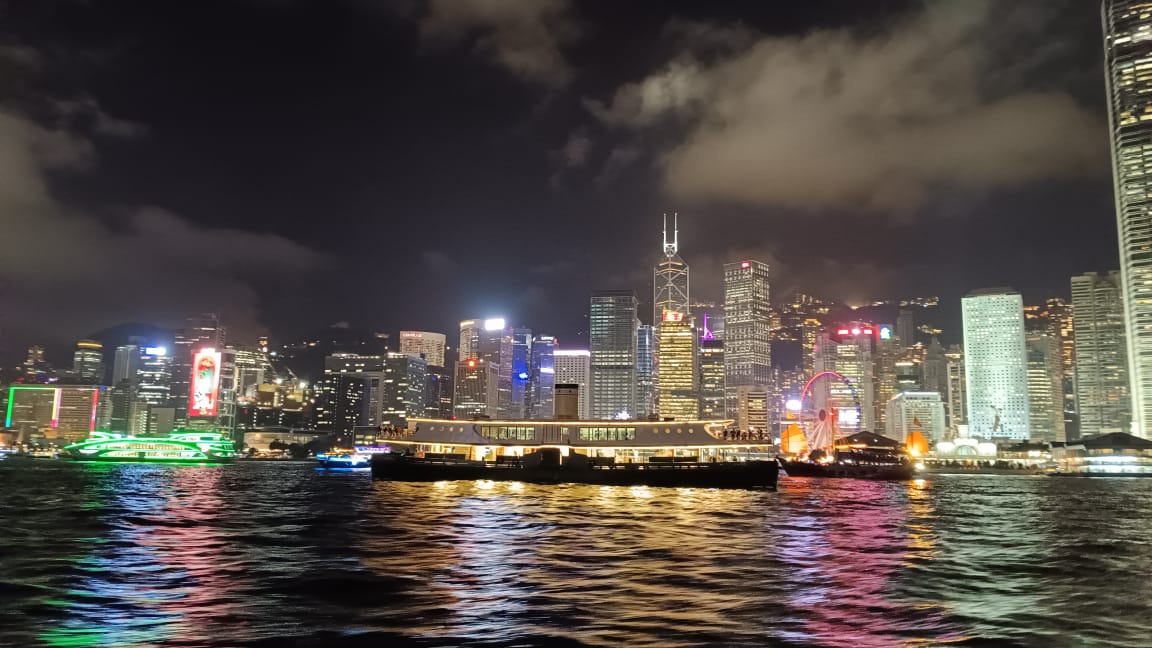 Hong Kong Skyline from Tsim Sha Tsui Promenade